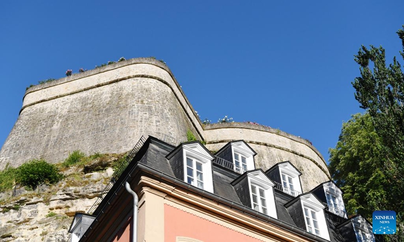 Photo taken on June 14, 2022 shows a view of Luxembourg City, Luxembourg.(Photo: Xinhua)