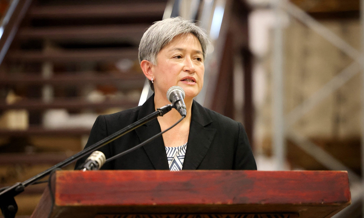 Australian Minister for Foreign Affairs Penny Wong Photo: VCG