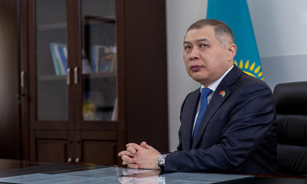 Kazakh Ambassador in China Shakhrat Nuryshev Photo: Courtesy of the Embassy of Kazakhstan in Beijing
