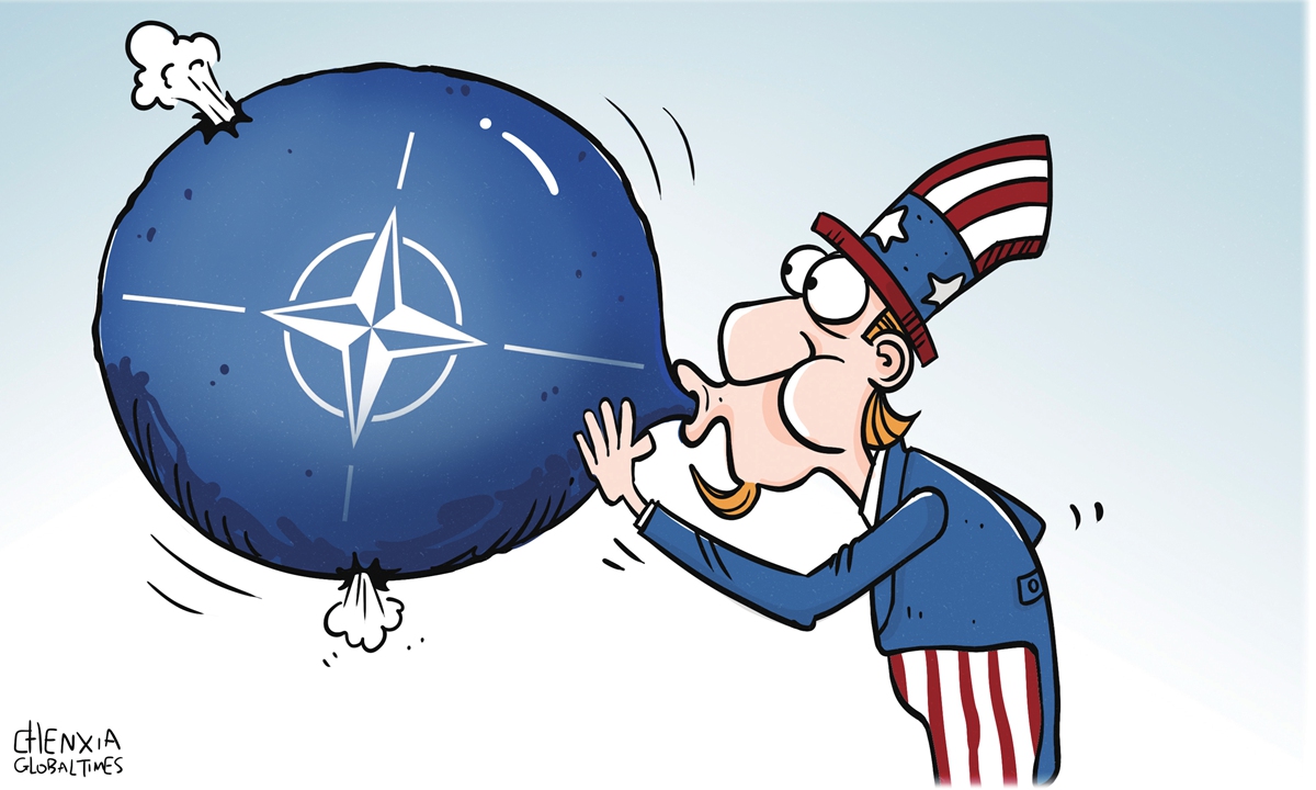 NATO  Illustration: Chen Xia/Global Times