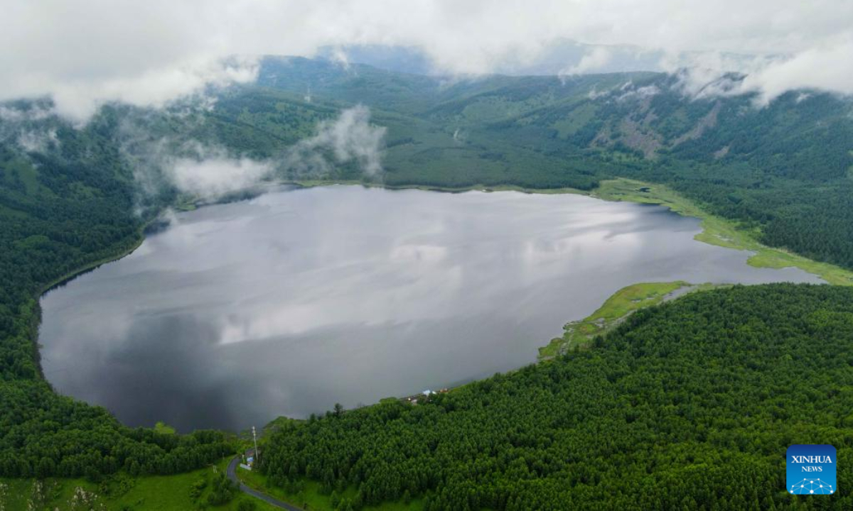 Photo taken on June 24, 2022 shows the landscape of Arxan National Forest Park in north China's Inner Mongolia Autonomous Region.  Photo: Xinhua