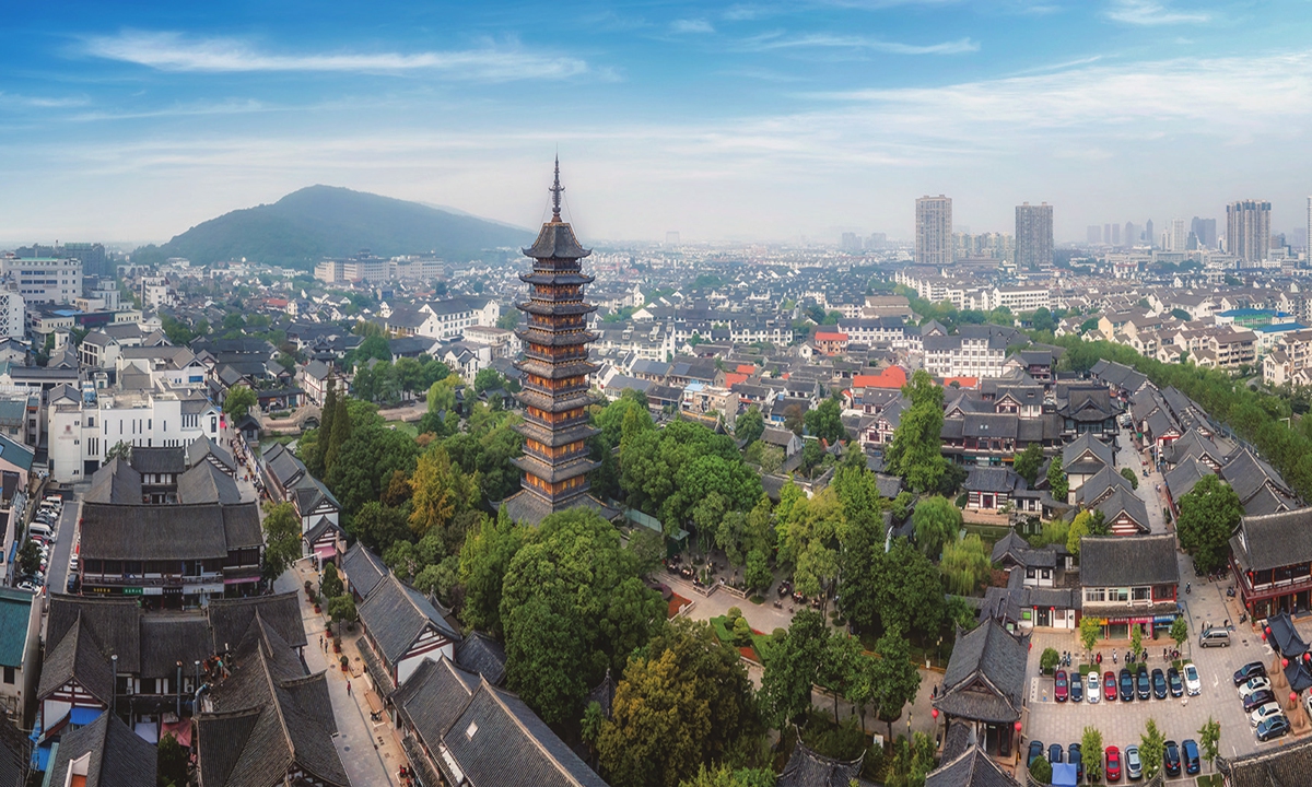 A general view of Changshu, East China's Jiangsu Province Photo: VCG