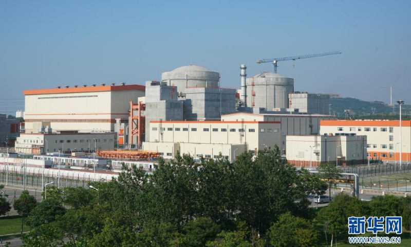 Unit 5 and Unit 6 of the Hongyanhe nuclear power plant, in Northeast China's Liaoning Province Photo: Xinhua