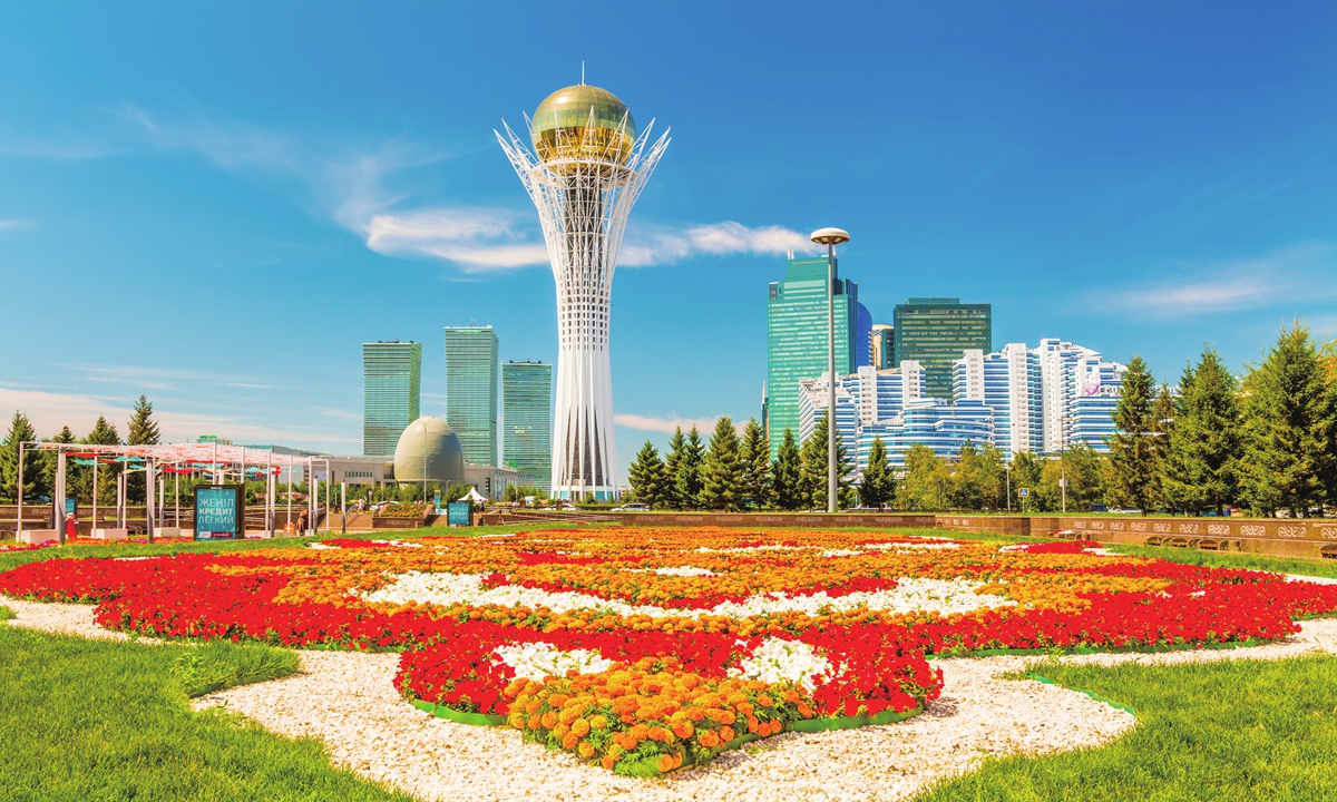 A view of Nur Sultan, Kazakhstan Photo: VCG