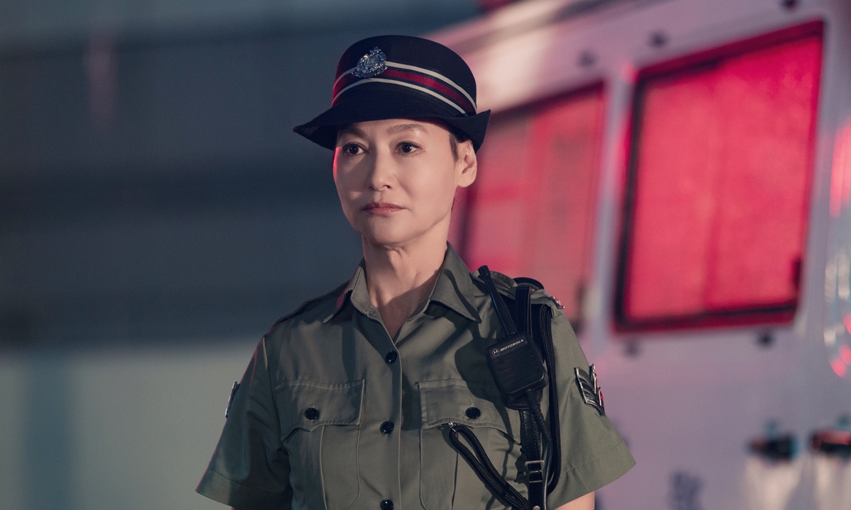 Hong Kong's Avenue of Stars Photos: IC Carman Lee  Simon Yam  Kara Wai in movie <em>My People, My Country</em>