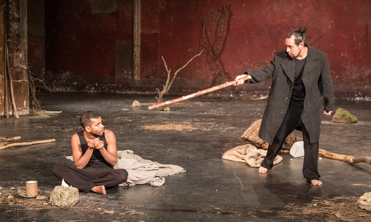 A scene from Peter Brook's play <em>The Prisoner</em> Photo: AFP