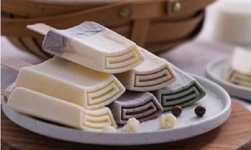 Ice cream of Zhong Xuegao. Screenshot of sina.com