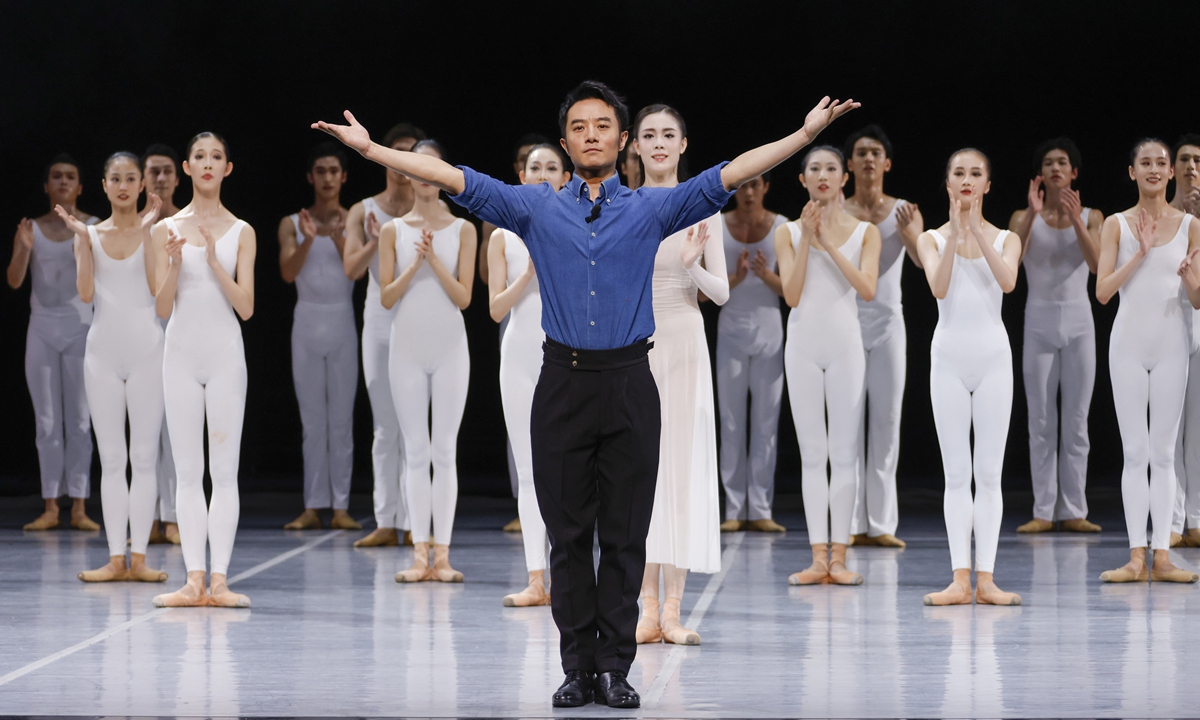 Choreographer Fei Bo. A ballet show presenting ten works choreographed by Fei Bo from National Ballet of China, is being performed at the Beijing Tianqiao Performing Arts Center on July 5 and 6.Photo: Courtesy of National Ballet of China