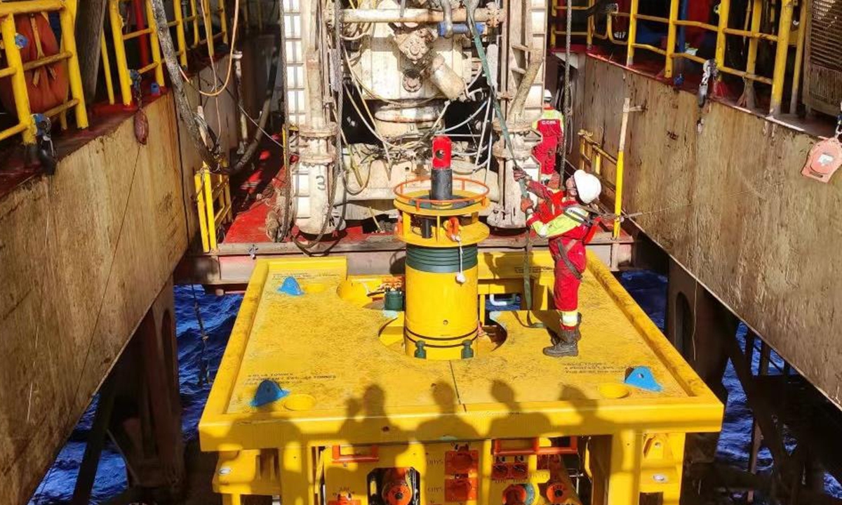 China's first domestically developed subsea Christmas tree for oil drilling. Photo: courtesy of China State Shipbuilding Corporation