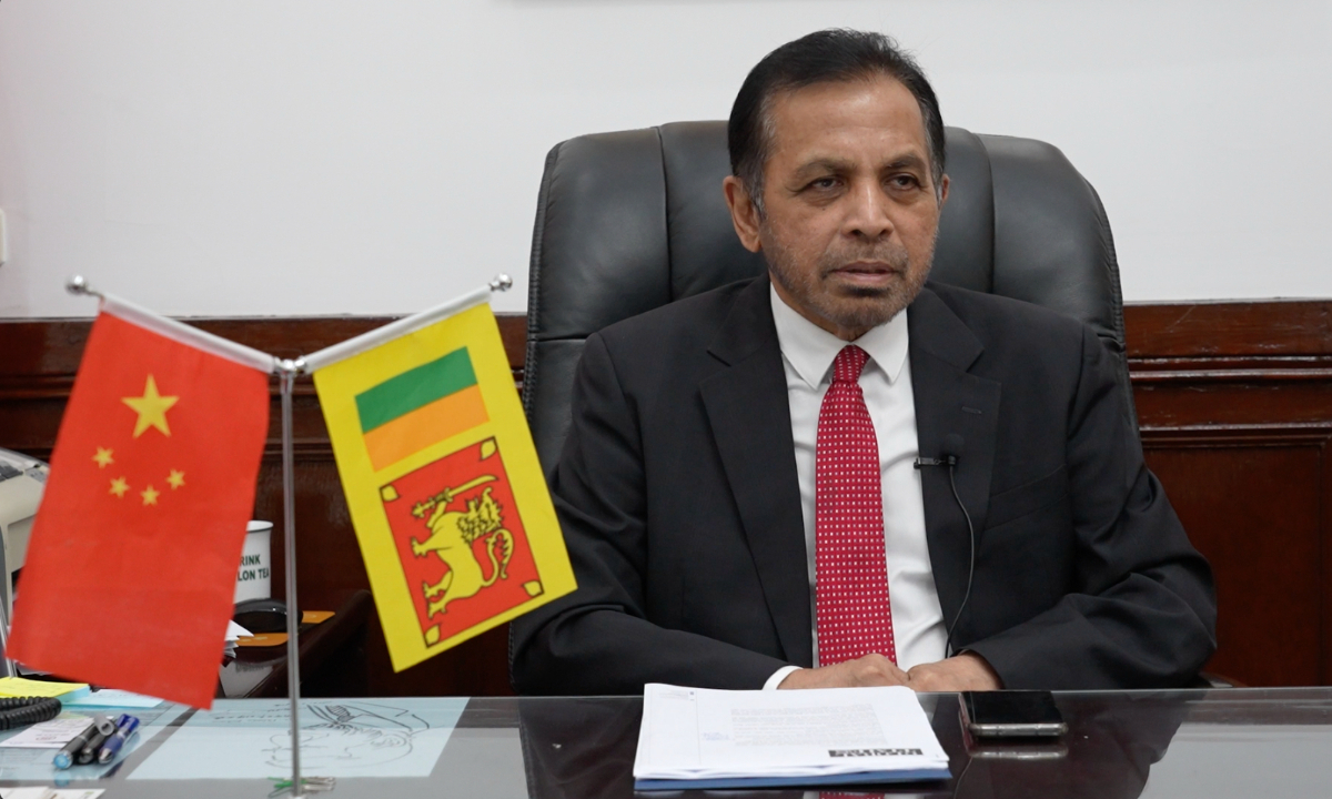 Sri Lanka's ambassador to China Palitha Kohona. Photo: Li Jieyi/GT