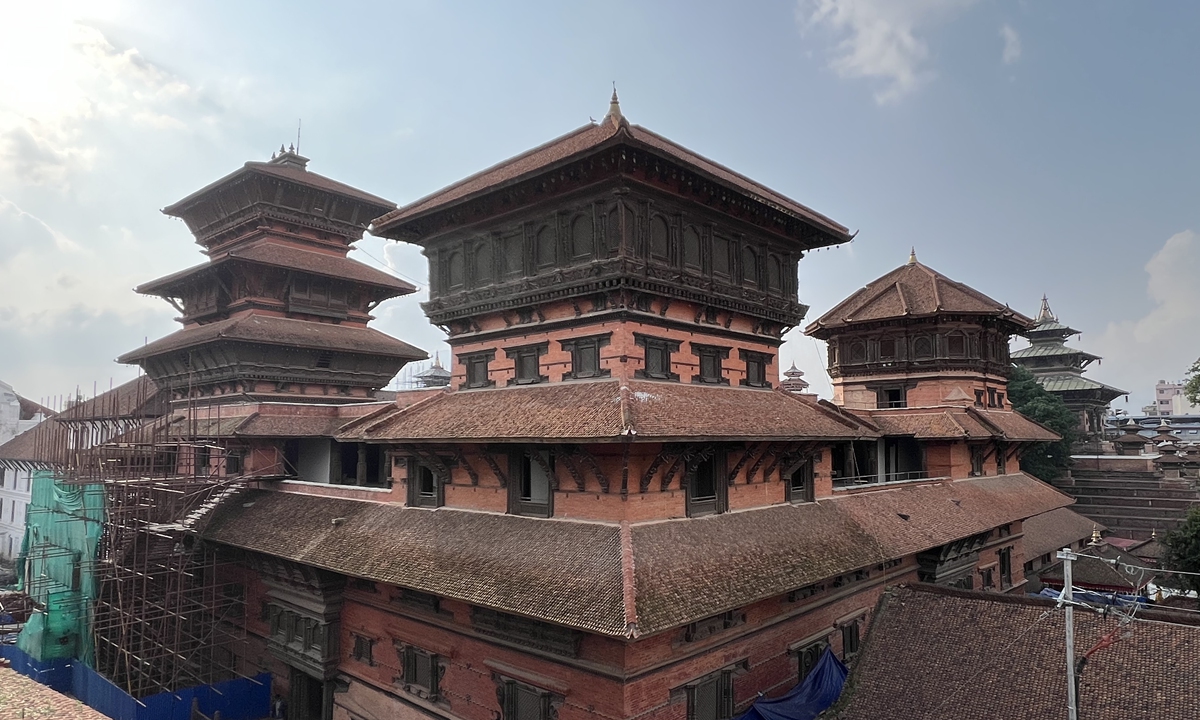 The Basantapur Palace in Kathmandu Durbar Square Photo: Courtesy of the CACH