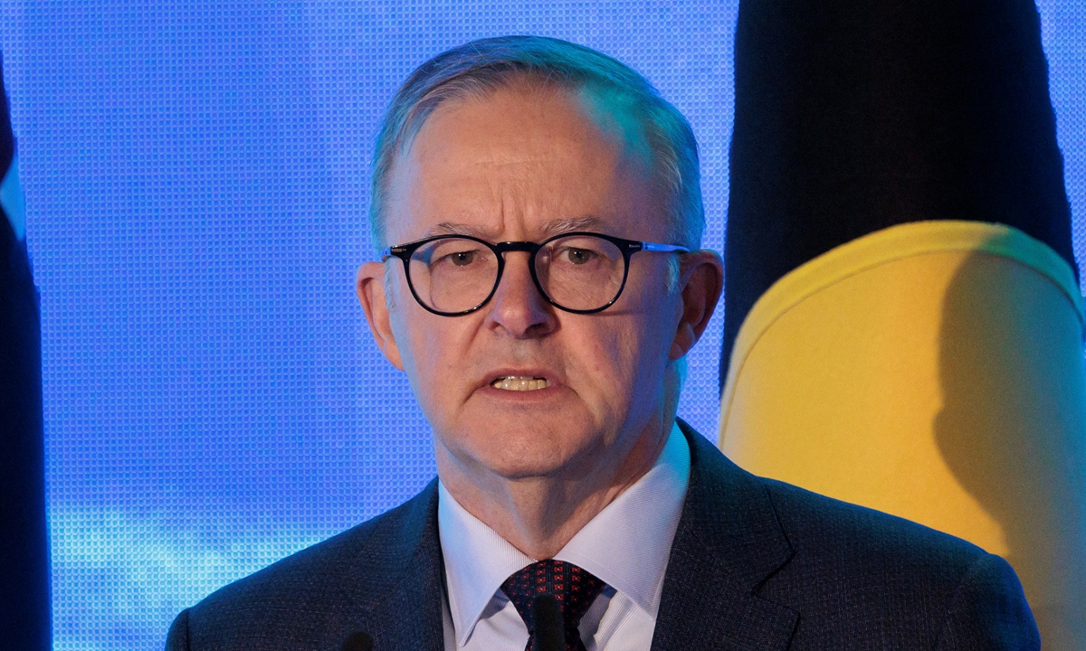 Australian Prime Minister Anthony Albanese. Photo: AFP
