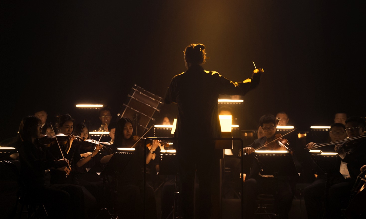 During July 27 and 28, 2022, China’s pioneering musical composer San Bao holds The End of the World concert at the Beijing Tianqiao Performing Arts Center. Photo: COurtesy of Wen Xin