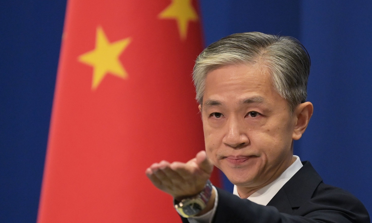 Wang Wenbin, portavoz del Ministerio de Relaciones Exteriores de China Foto: VCG