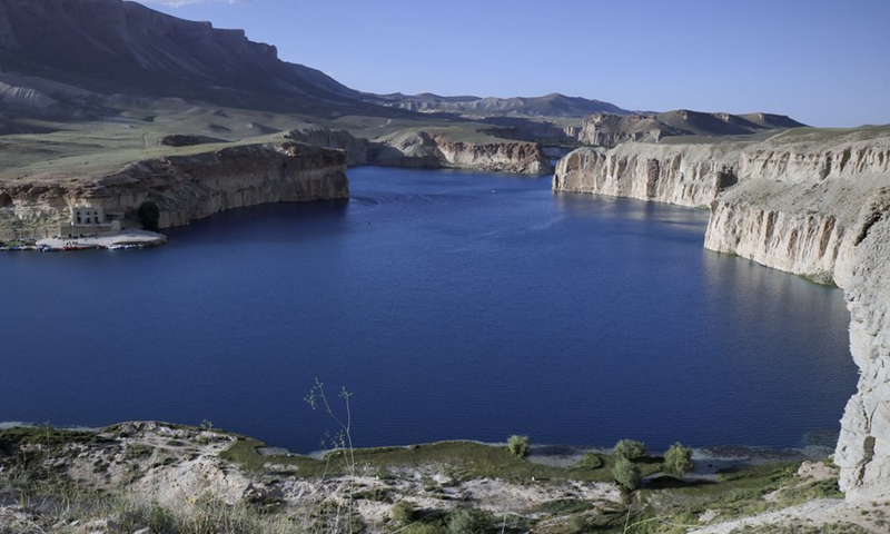 Photo taken on June 19, 2019 shows the Band-e-Amir lake in Bamiyan province, central Afghanistan.Photo:Xinhua