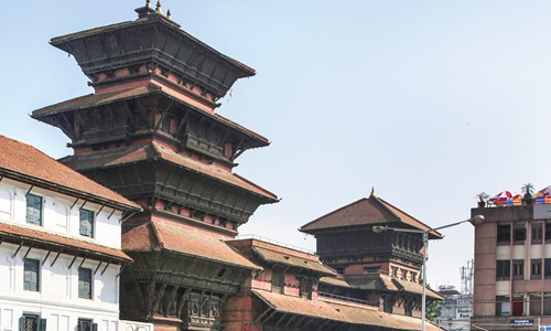 A view of the Kathmandu Durbar Square Photo: IC