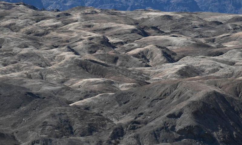 Photo taken on July 22, 2022 shows the scenery of the Moon Landscape scenic area in Swakopmund, Namibia. Photo: Xinhua