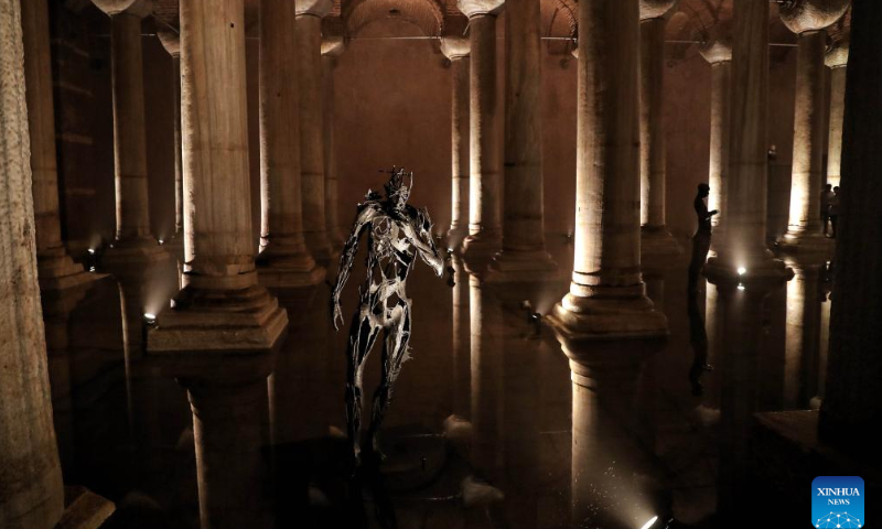 People visit the Basilica Cistern in Istanbul, Türkiye, July 23, 2022. Photo: Xinhua