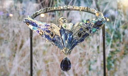 Jewelry displayed at the second China International Consumer Products Expo held in South China's Hainan Province Photo: Liu Xiaojing/GT