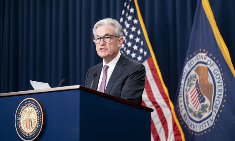US Federal Reserve Chair Jerome Powell attends a press conference in Washington, D.C., the United States, on July 27, 2022. (Photo: Xinhua)