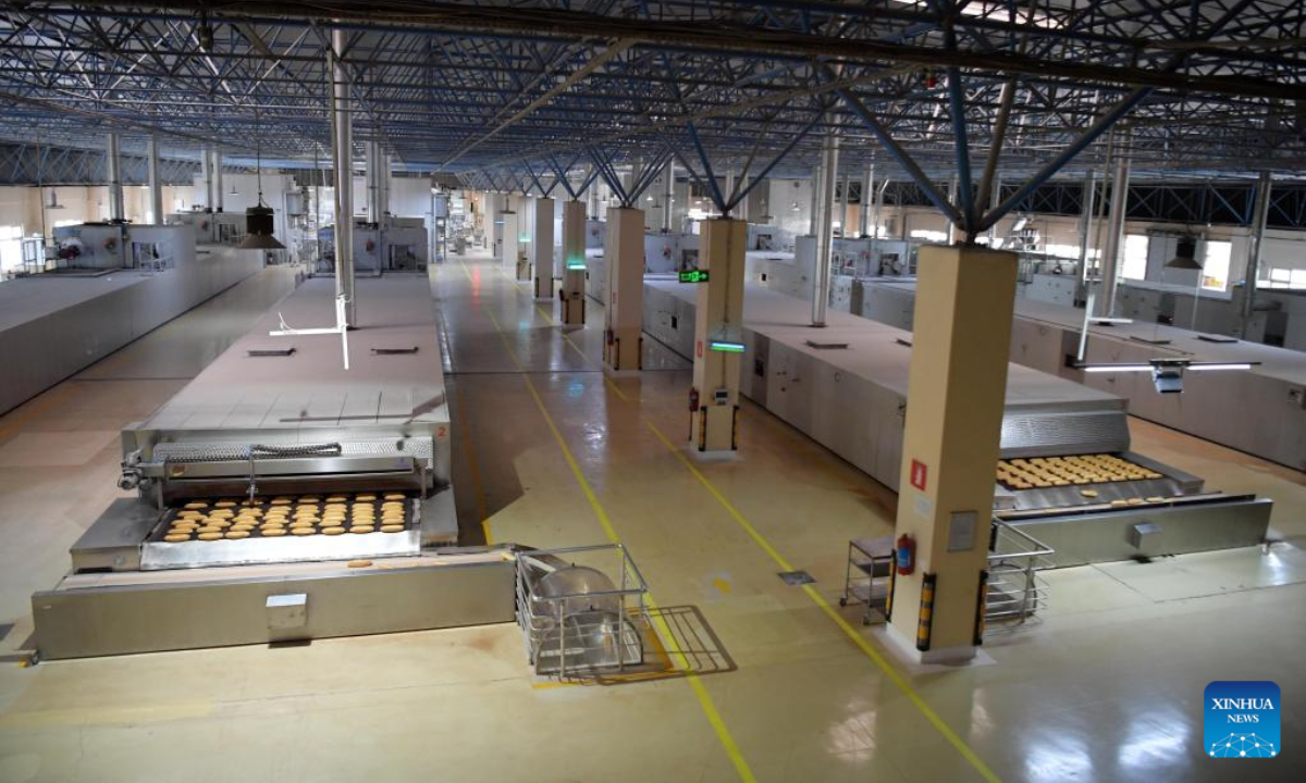 Photo taken on July 19, 2022 shows a bread factory in Istanbul, Türkiye. Photo:Xinhua
