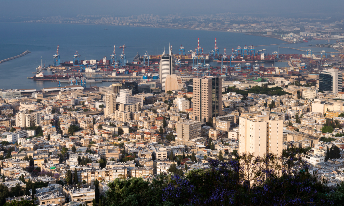 The Haifa port in Israel Photo: VCG


