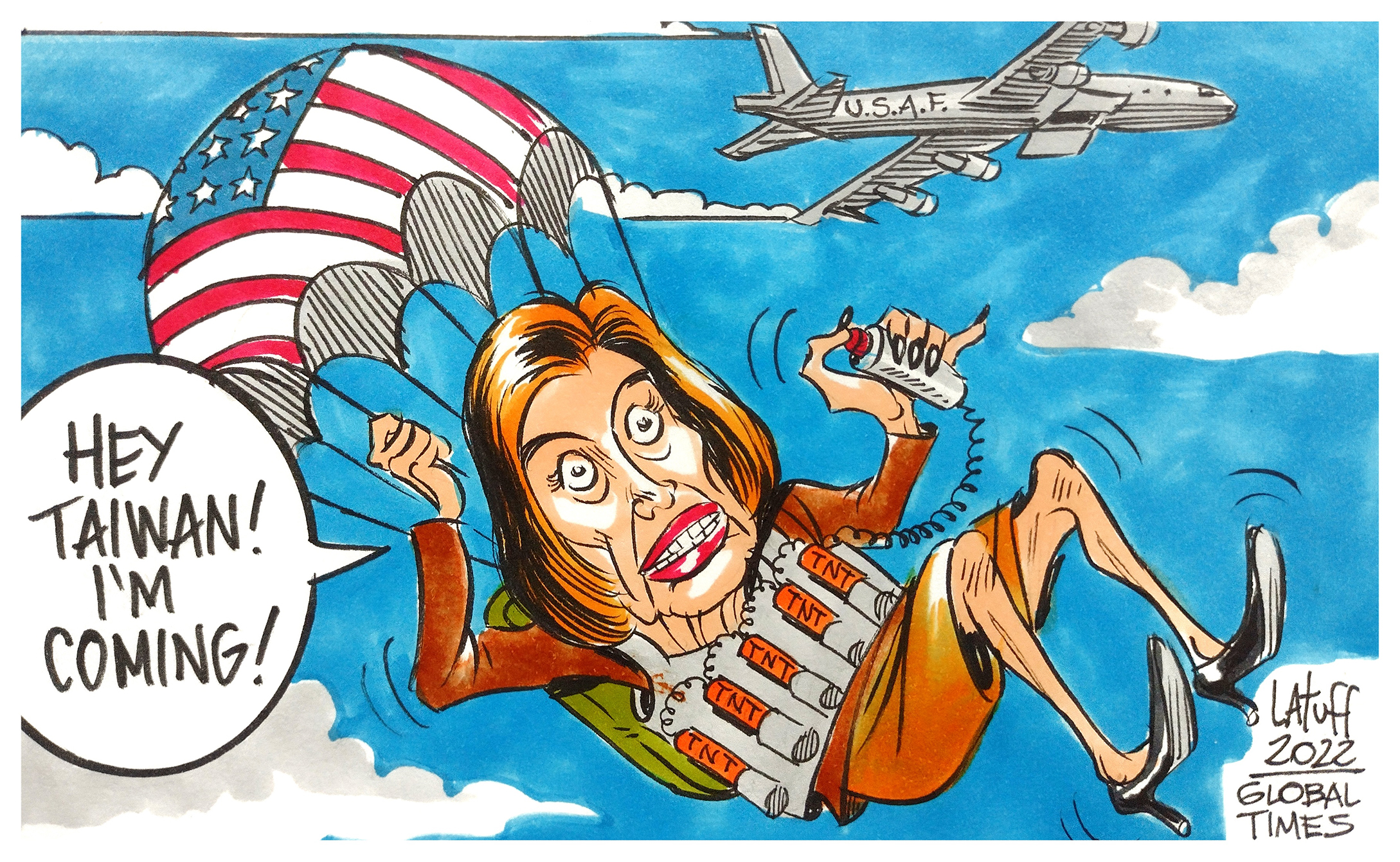 Pelosi’s dangerous gamble Cartoon: Carlos Latuff