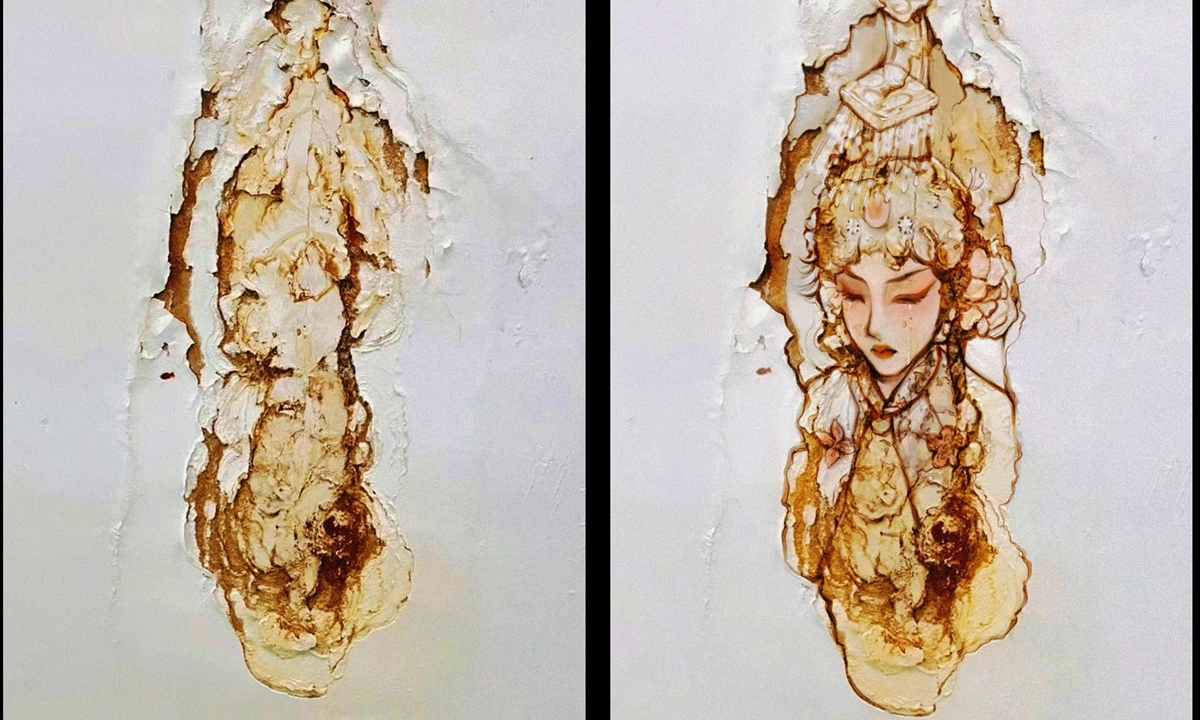 Young artist Li Weijia has over 860,000 followers on Chinese video-sharing platform Bilibili. She shares her artworks inspired by small things such as sprouting potatoes, used face masks, plastic bags and empty bottles. Photo: Courtesy of Li Weijia