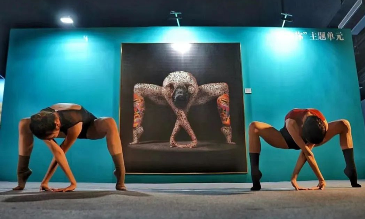 The photo shows artwork from an Egyptian photographer at the 18th China International Photographic Art Exhibition (CIPAE), which is kicked off in Wuxi, East China's Jiangsu Province, on August 3, 2022. Photo: Courtesy of Chen Wenwei