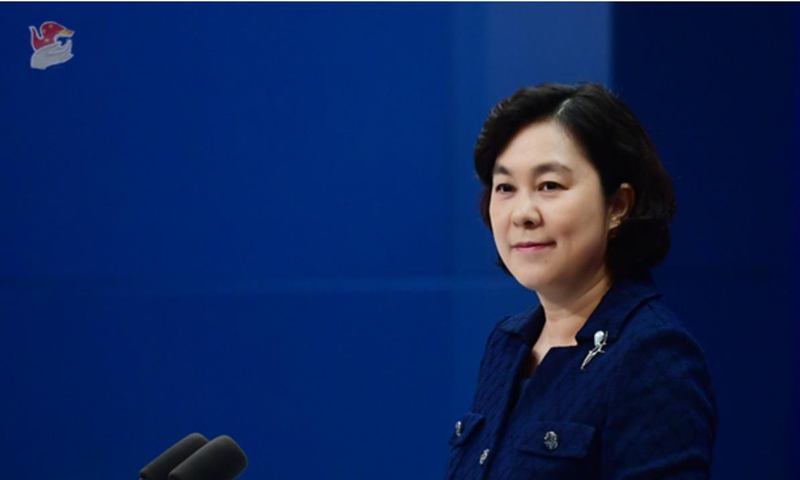 Foreign Ministry Spokesperson Hua Chunying Photo: website of China's Foreign Ministry