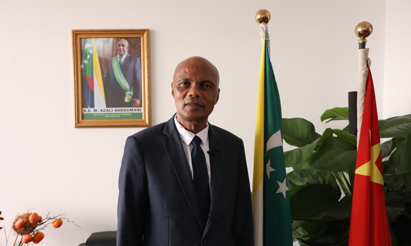 Maoulana Charif, Ambassador of Union of Comoros to China. Photo: Ji Xingzhao/Haiwainet