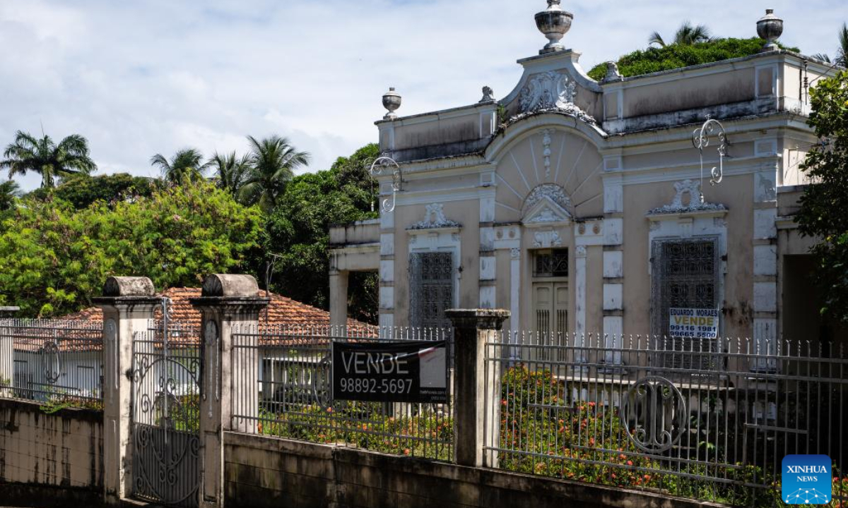 Photo taken on Aug 11, 2022 shows a view of Olinda, Brazil. The Historic Centre of the Town of Olinda was inscribed on the UNESCO World Heritage List in 1982. Photo:Xinhua