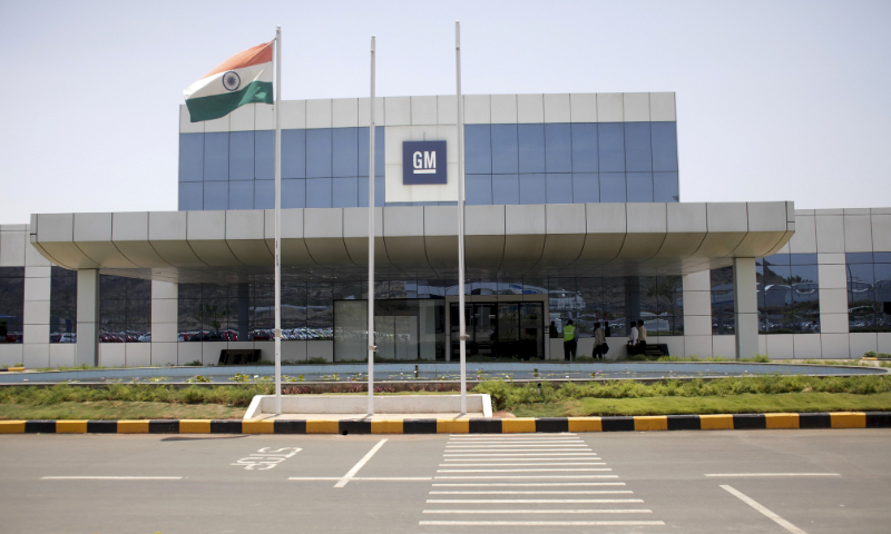 General Motors manufacturing plant in Talegaon, India, on May 18, 2010 File Photo: VCG
