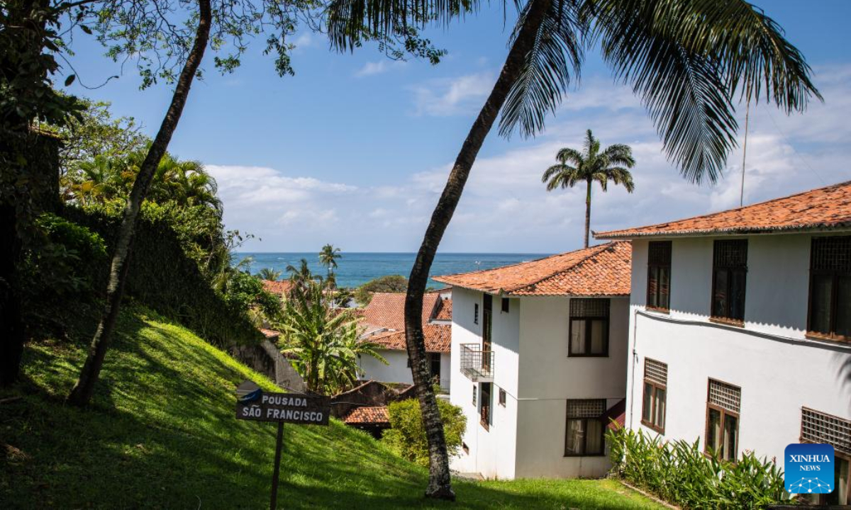 Photo taken on Aug 11, 2022 shows a view of Olinda, Brazil. The Historic Centre of the Town of Olinda was inscribed on the UNESCO World Heritage List in 1982. Photo:Xinhua