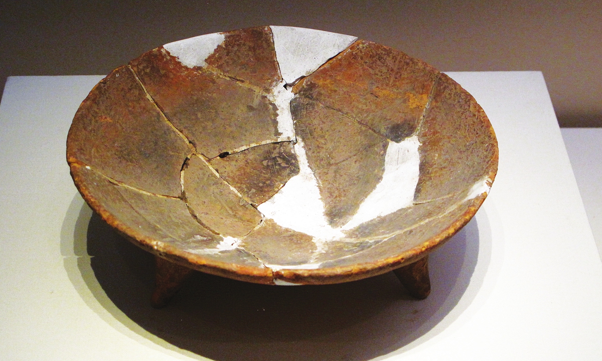 A piece of pottery belongs to the Cishan Culture. Photo: IC 