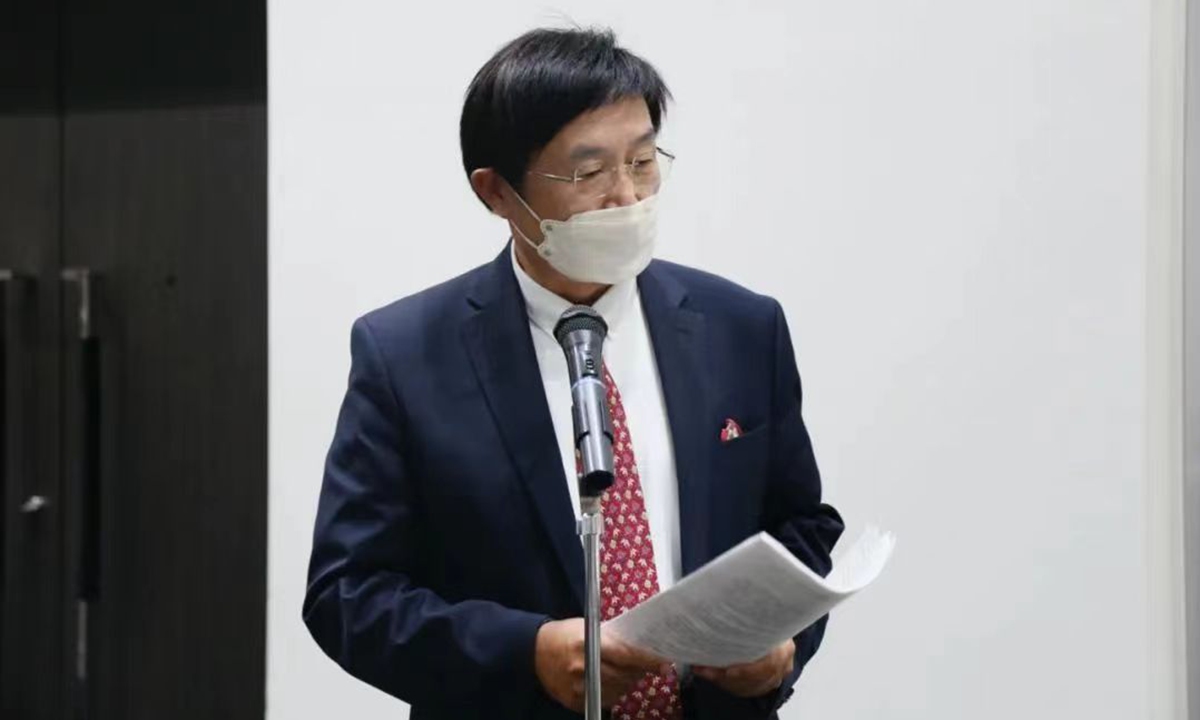 Huang Xingyuan, China's representative director of the Japan-China Friendship Center