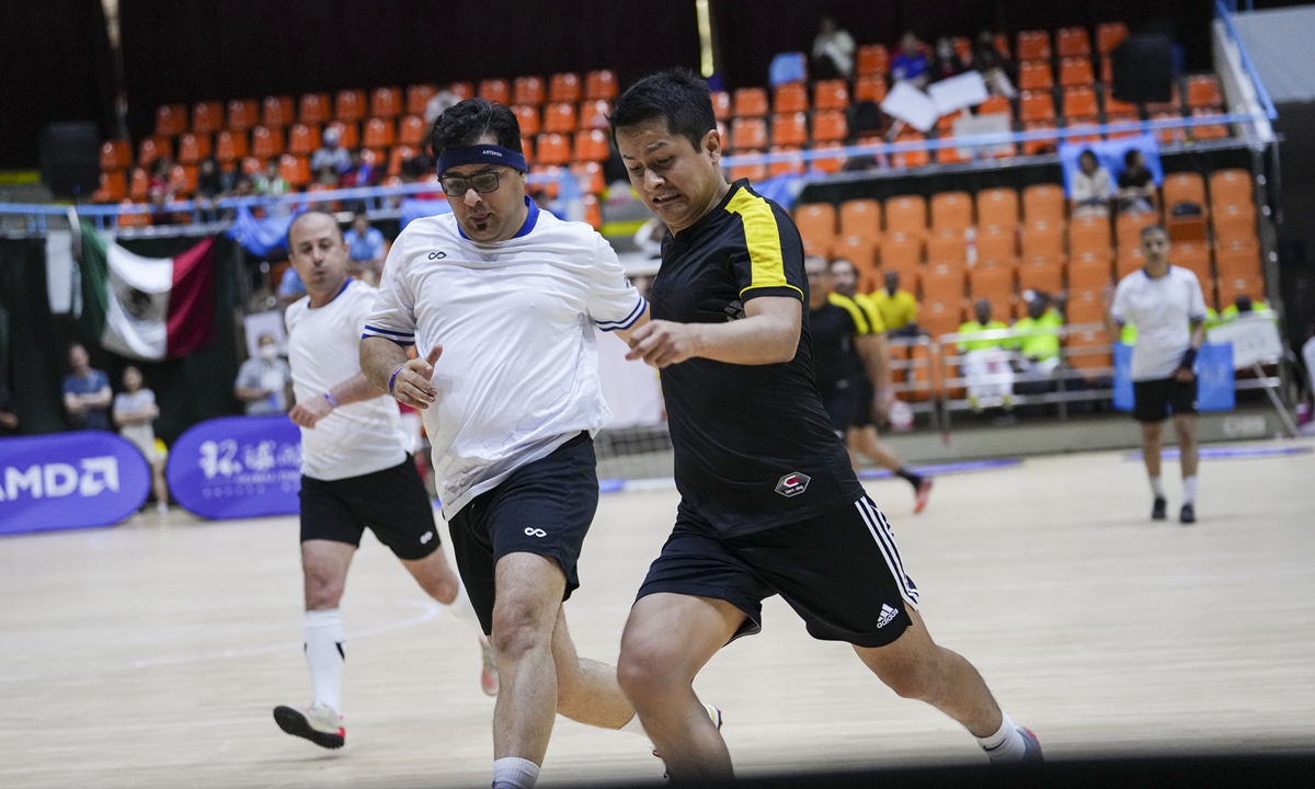 Pictures taken at the Friendship Cup Football Tournament at the Chaoyang Gymnasium in Beijing on August 13, 2022 Photo: Official pictures