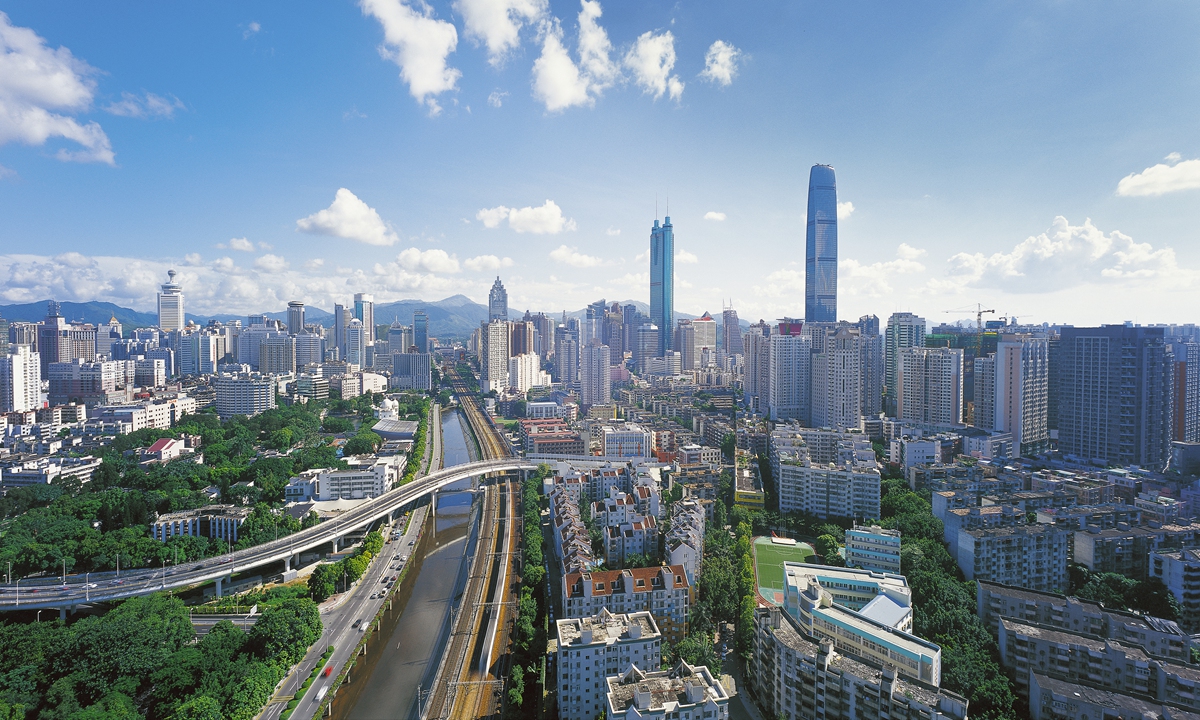 A view of Shenzhen, South China's Guangdong Province.Photo: VCG