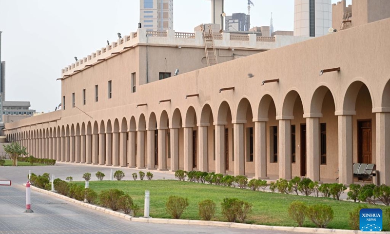 Photo taken on Aug. 15, 2022 shows a scene of the Nayef Palace in Kuwait City, Kuwait. The Islamic World Educational, Scientific and Cultural Organization (ICESCO) recently included the Nayef Palace in the list of Islamic Heritage Sites.(Photo: Xinhua)