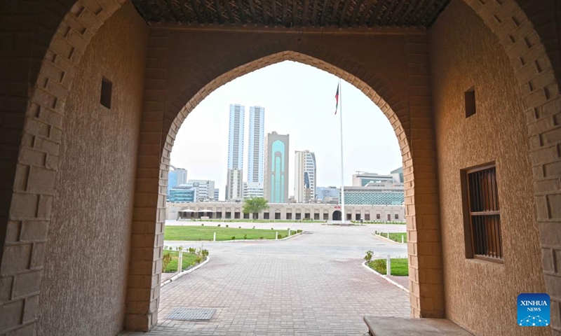 Photo taken on Aug. 15, 2022 shows a scene of the Nayef Palace in Kuwait City, Kuwait. The Islamic World Educational, Scientific and Cultural Organization (ICESCO) recently included the Nayef Palace in the list of Islamic Heritage Sites.(Photo: Xinhua)