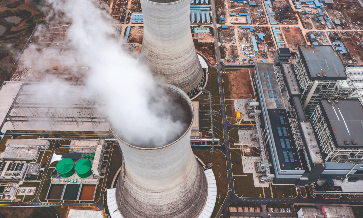 Thermal power plant in Mianyang, Southwest China's Sichuan Province Photo: VCG