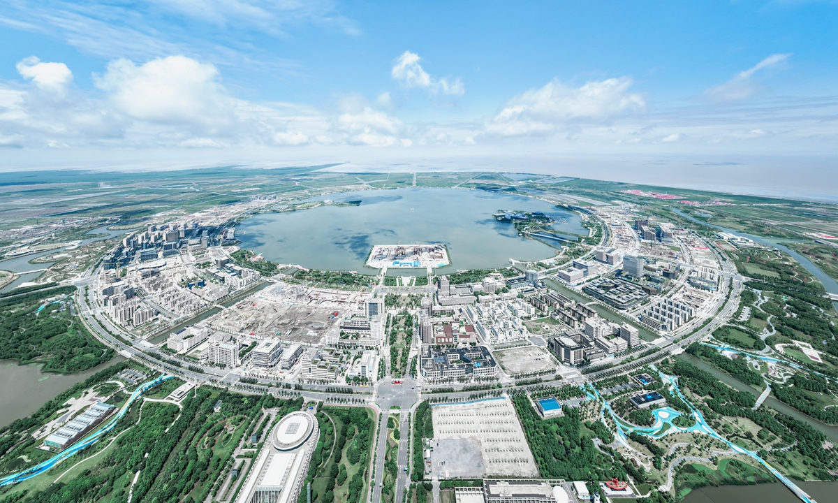 Lingang New Area of Shanghai Free Trade Zone Photo: VCG