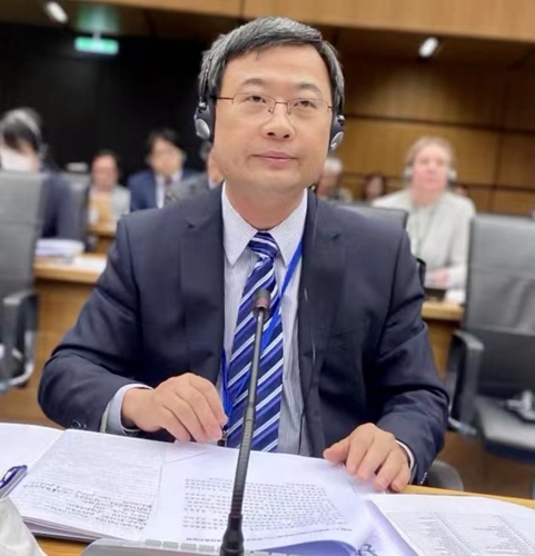 Wang Chang, deputy head of China's Permanent Mission to the United Nations in Vienna. Photo: cnsphoto