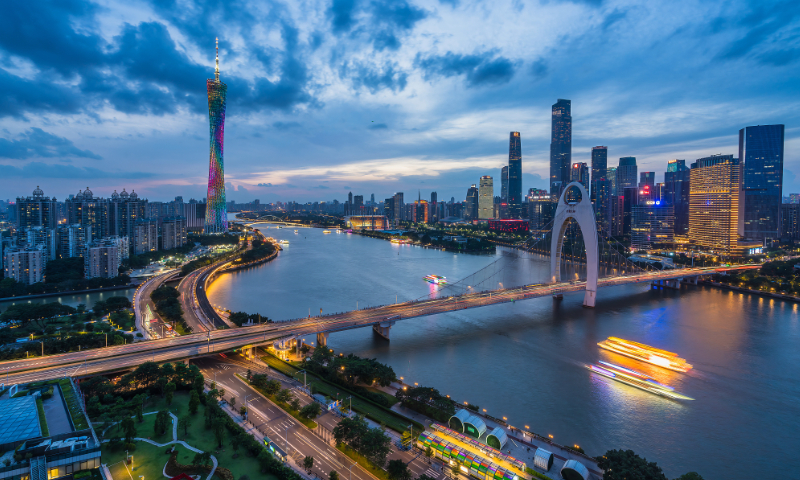 A view of Liede Bridge in Guangzhou, South China's Guangdong Province on July 16, 2022. Photo: VCG