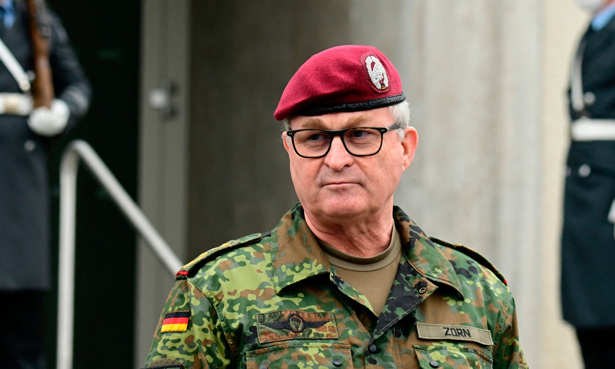 German defense chief General Eberhard Zorn Photo:AFP