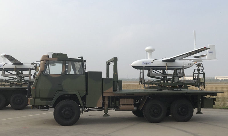A KVD-001 UAV displayed at the 5th China Helicopter Exposition in Tinjian in 2019 Photo: Liu Xuanzun/GT