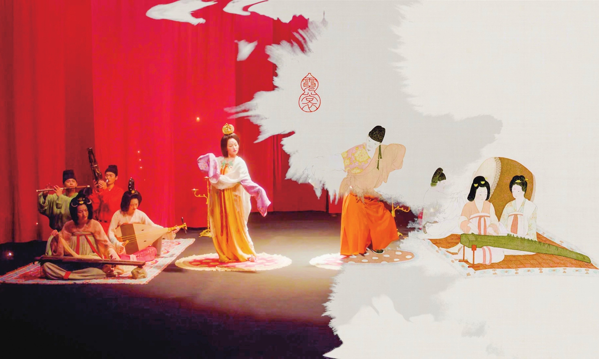 A scene from a Zi De Guqin Studio music video recreating an ancient Chinese music performance Photo: Courtesy of Zi De Guqin Studio