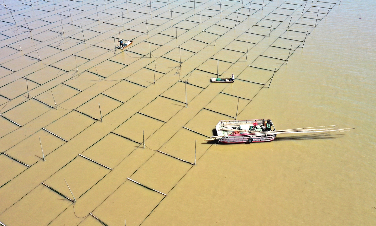 Dresses are on display at the China International Culture and Tourism Fair, which opened in Jinan, East China's Shandong Province on September 15, 2022. The fair attracted cultural products from more than 20 countries and regions, including Turkey, Nepal and Russia. Photo: VCG