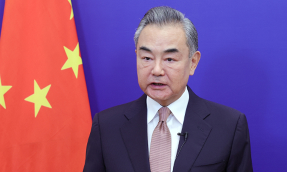 Chinese State Councilor and Foreign Minister Wang Yi said at the 2nd Middle East Security Forum Photo:Web