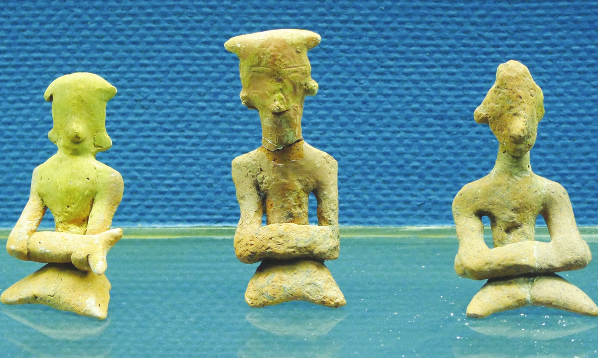 Pottery figurines from the Shijiahe Ruins Photo: IC 